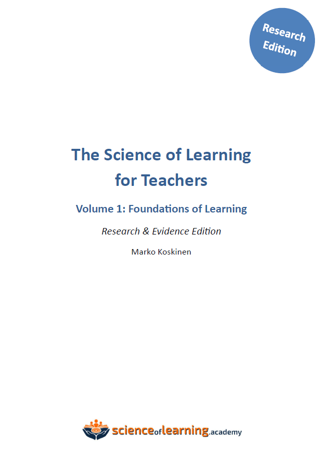 The Science of Learning for Teachers - Vol 1 - Research Edition - Introduction